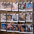 УЦЕНКА Гирлянда «Нить» 2 м, роса, с насадками «Прищепки с Дедом Морозом», IP20, серебристая нить, 20 LED, от батареек ААх2, свечение тёплое белое - Фото 3