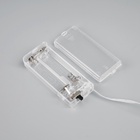 УЦЕНКА Гирлянда «Нить» 2 м, роса, с насадками «Прищепки с Дедом Морозом», IP20, серебристая нить, 20 LED, от батареек ААх2, свечение тёплое белое - Фото 4