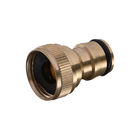 Штуцер, внутренняя резьба 1/2", быстросъёмное соединение, латунь, Greengo - Фото 1