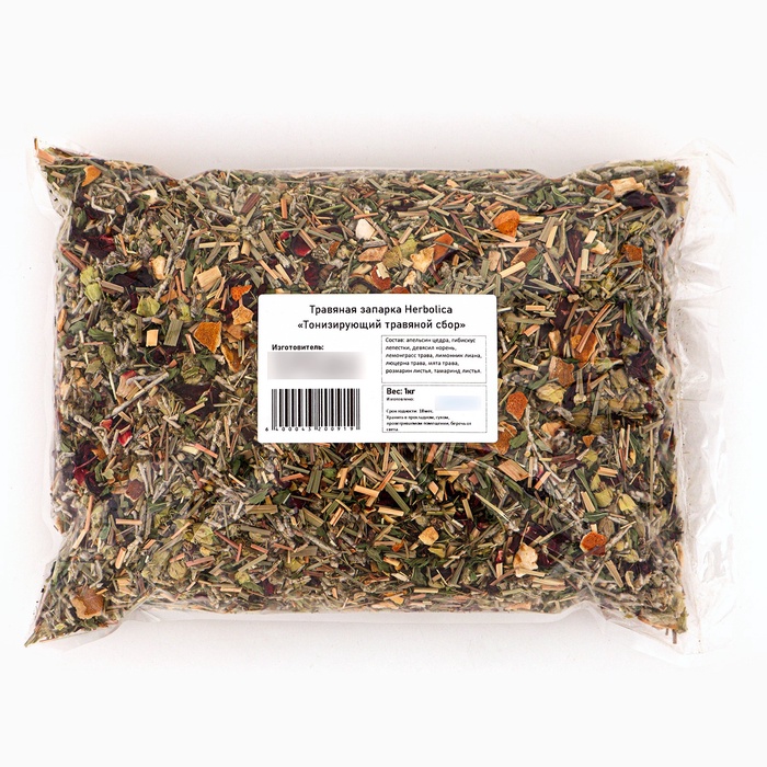 УЦЕНКА Травяная запарка для бани «Тонизирующий травяной сбор», 1 кг - Фото 1