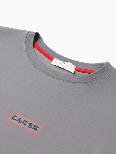 Футболка мужская MIST Ramen, размер 48, серая