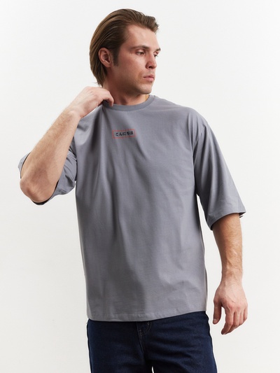 Футболка мужская MIST Ramen, размер 48, серая