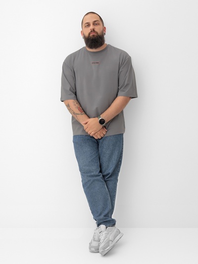 Футболка мужская MIST Ramen, размер 48, серая