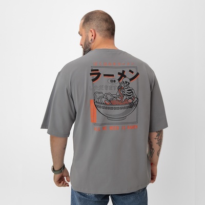 Футболка мужская MIST Ramen, размер 52, серая