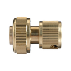 Коннектор с аквастопом, 3/4" (19 мм), быстросъёмное соединение, латунь, Greengo - Фото 3