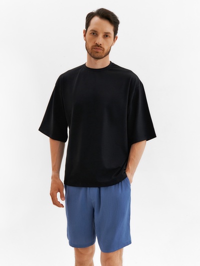 Футболка мужская MIST, размер 52, чёрная