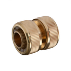 Муфта соединительная, для шлангов 3/4" (19 мм), цанговое соединение, латунь, Greengo - Фото 1