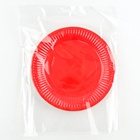 Тарелки одноразовые бумажные «Разноцвет», d — 18 см, набор 6 шт. - Фото 4