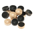 Нарды деревянные большие, настольная игра, 55 х 55 см, кожа, с ручкой, крокодил, коричневый - фото 27746489