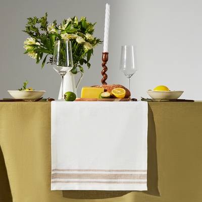 Дорожка SL HOME Persistent, 40×142±3 см, лён 100%, 260 г/м²