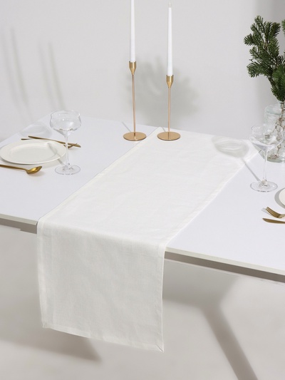 Дорожка SL HOME Facile, 40×142±3 см, лён 100%, 210 г/м²