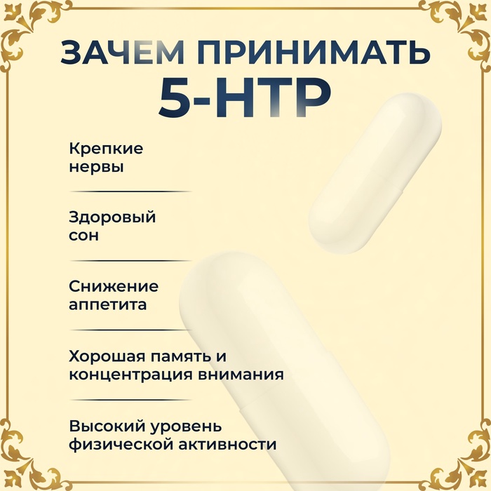 Витамин 5-HTP для здорового сна Vitamuno Pro, 60 капсул