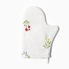 Варежка - прихватка «Этель. Цветочек», 20×27 см, саржа 190 г/м², 100% хлопок - Фото 2