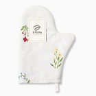 Варежка - прихватка Этель «Цветочек», 20×27 см, саржа 190 г/м², 100% хлопок - фото 68151152