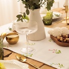 Дорожка на стол «Этель. Цветочек» 40×146 см, саржа 190 г/м², 100% хлопок, белая - Фото 7