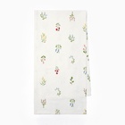 Дорожка на стол «Этель. Цветочек» 40×146 см, саржа 190 г/м², 100% хлопок, белая - Фото 8