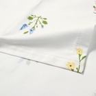 Дорожка на стол «Этель. Цветочек» 40×146 см, саржа 190 г/м², 100% хлопок, белая - Фото 9