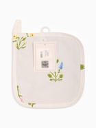 Прихватка «Этель. Цветочек», 19×19 см, саржа 190 г/м², 100% хлопок, белая - Фото 6