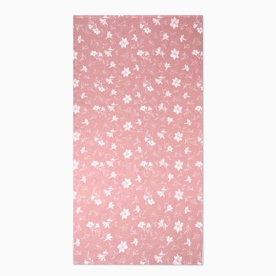 Полотенце вафельное «Лилия», 80×150 см, хлопок 100%, розовое