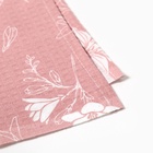 Полотенце вафельное «Лилия», 80×150 см, хлопок 100%, розовое - Фото 4