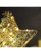 Фигура световая "Звезда плетенная", 30х30х7 см, 30 LED, батарейки ААх3 (не в комплекте), свечение тёплое белое - фото 809303059