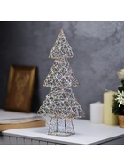 Светодиодная фигура «Ёлочка» 36х17х6 см, 20 LED, батарейки ААx2 (не в комплекте), свечение теплое белое - фото 809303061