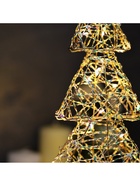 Светодиодная фигура «Ёлочка» 36х17х6 см, 20 LED, батарейки ААx2 (не в комплекте), свечение теплое белое - фото 809303062