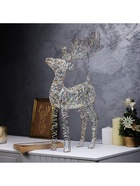 Светодиодная фигура «Оленёнок» 40х22х7 см, 20 LED, батарейки AAх2 (не в комплекте), свечение теплое белое - фото 809319711