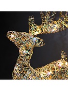 Светодиодная фигура «Оленёнок» 40х22х7 см, 20 LED, батарейки AAх2 (не в комплекте), свечение теплое белое - фото 809319712