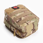 Аптечка тактическая-подсумок, отрывная, камуфляж мультикам, 15×20 см, бежевая - Фото 3