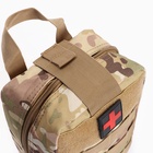 Аптечка тактическая-подсумок, отрывная, камуфляж мультикам, 15×20 см, бежевая - Фото 8