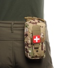 Аптечка тактическая-подсумок, камуфляж мультикам, 11×20 см, бежевая - Фото 5