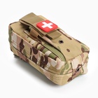 Аптечка тактическая-подсумок, камуфляж мультикам, 11×20 см, бежевая - Фото 6