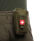 Аптечка тактическая-подсумок, 10.5×19 см, зелёная - Фото 5
