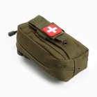 Аптечка тактическая-подсумок, 10.5×19 см, зелёная - Фото 6