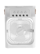 Портативный настольный вентилятор LOF-06, с функцией увлажнителя воздуха, 3 скорости, питание USB, белый - Фото 2