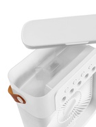 Портативный настольный вентилятор LOF-06, с функцией увлажнителя воздуха, 3 скорости, питание USB, белый - Фото 3