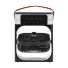 Портативный настольный вентилятор LOF-06, с функцией увлажнителя воздуха, 3 скорости, питание USB, чёрный - Фото 12