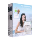 Портативный настольный вентилятор LOF-06, с функцией увлажнителя воздуха, 3 скорости, питание USB, чёрный - Фото 17