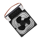 Портативный настольный вентилятор LOF-06, с функцией увлажнителя воздуха, 3 скорости, питание USB, чёрный - Фото 6