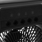 Портативный настольный вентилятор LOF-06, с функцией увлажнителя воздуха, 3 скорости, питание USB, чёрный - Фото 7