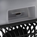 Портативный настольный вентилятор LOF-06, с функцией увлажнителя воздуха, 3 скорости, питание USB, чёрный - Фото 9