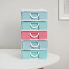 Мини-комод для мелочей, 5 секций, 17,5×13,5×25 см, цвет МИКС - Фото 5