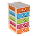 Мини-комод для мелочей, 5 секций, 17,5×13,5×25 см, цвет МИКС - Фото 3