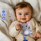 Погремушка «Слон», музыкальная, подвесная, цвет серый - Фото 3