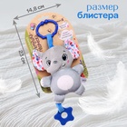 Погремушка «Слон», музыкальная, подвесная, цвет серый - Фото 6