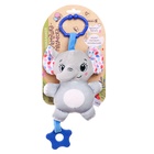 Погремушка «Слон», музыкальная, подвесная, цвет серый - Фото 7