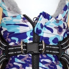 Куртка для собак со шлейкой, размер XL ( ДС 40 см, ОШ 34 см, ОГ 50 см), камуфляжная - Фото 5