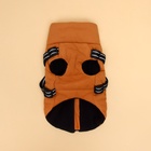 Куртка для собак со шлейкой, размер M (ДС 30, ОГ 40, ОШ 30 см), горчичная - Фото 7