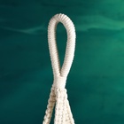 Кашпо - макраме «Лея», 20×20×13 см, текстиль, подвесное, бежевое - Фото 2